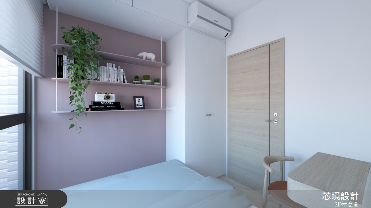 18坪新成屋(5年以下)＿現代風客房案例圖片＿芯境設計有限公司＿芯境_德鑫鑫時代之9