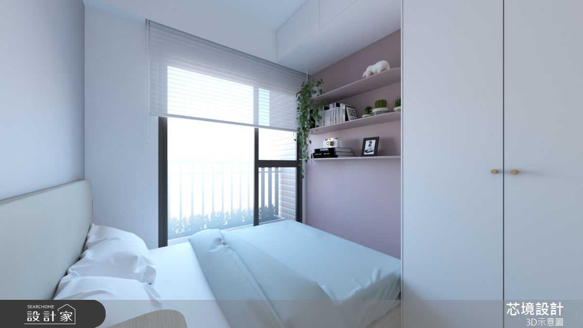 18坪新成屋(5年以下)＿現代風客房案例圖片＿芯境設計有限公司＿芯境_德鑫鑫時代之11