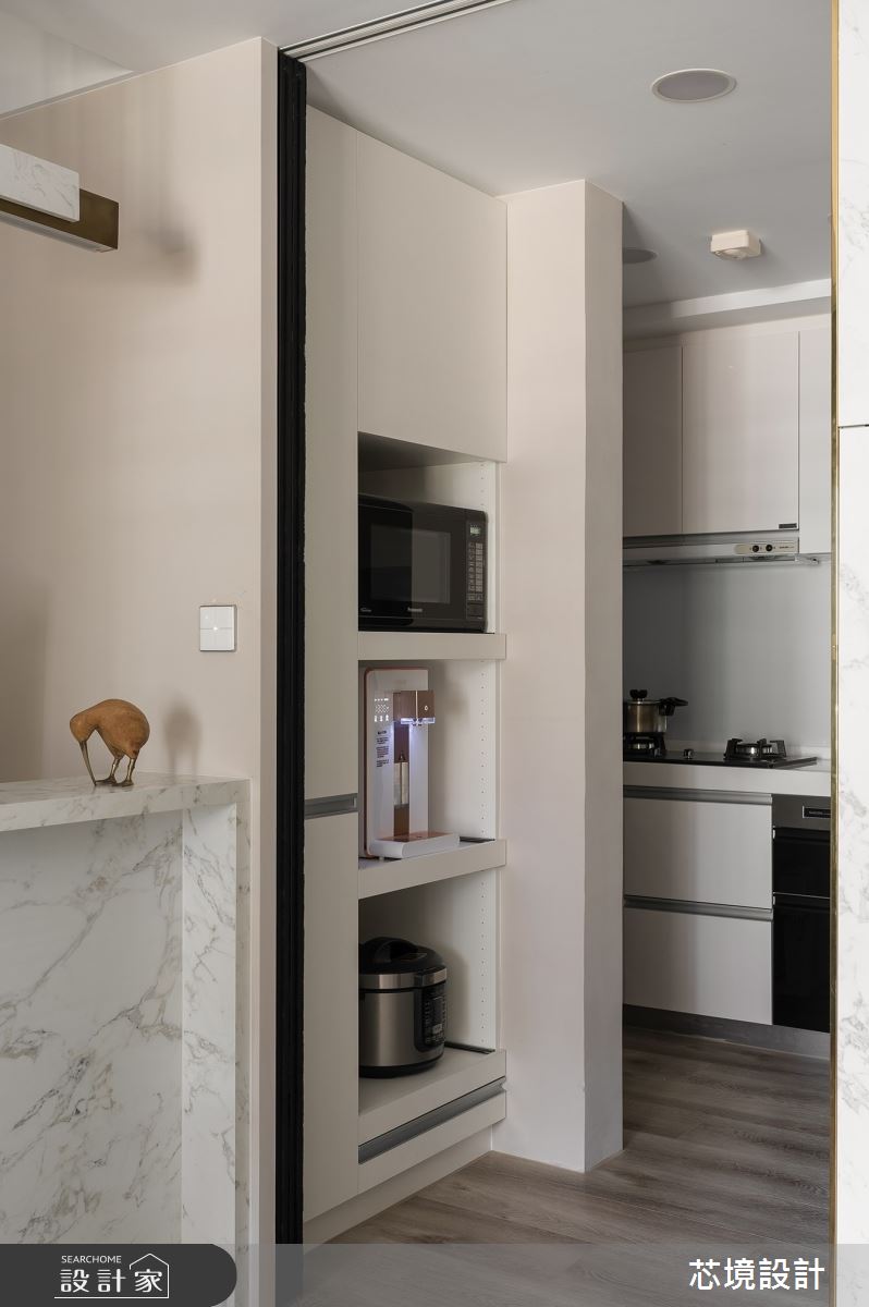 23坪預售屋＿北歐風廚房案例圖片＿芯境設計有限公司＿芯境_水沐貓貓之14