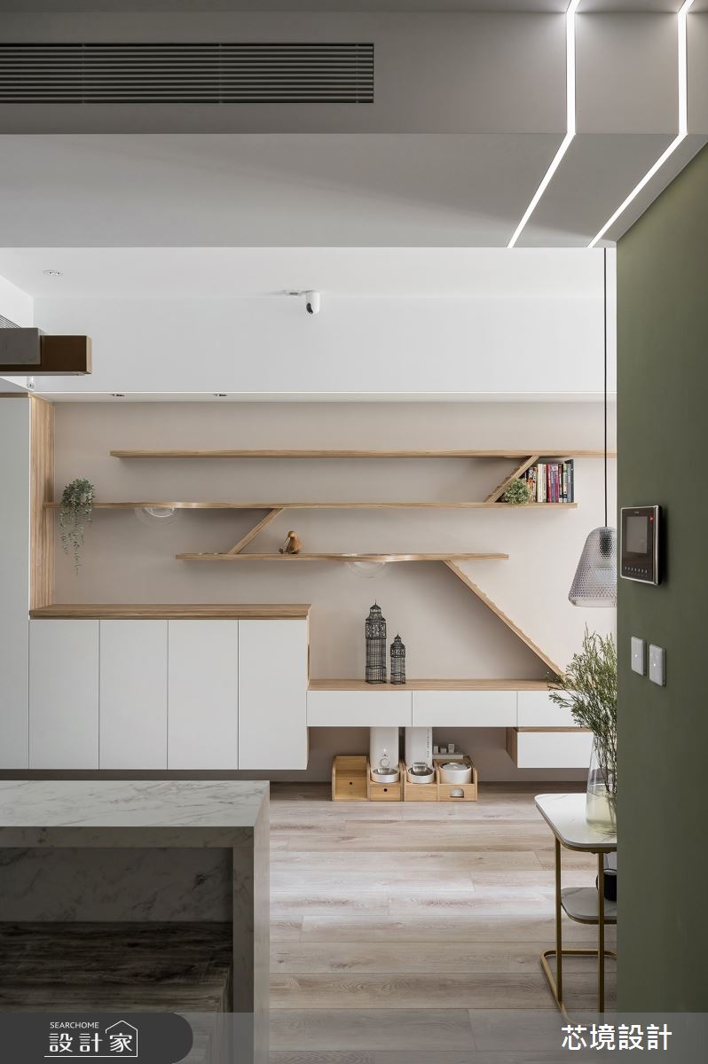 23坪預售屋＿北歐風吧檯寵物案例圖片＿芯境設計有限公司＿芯境_水沐貓貓之15