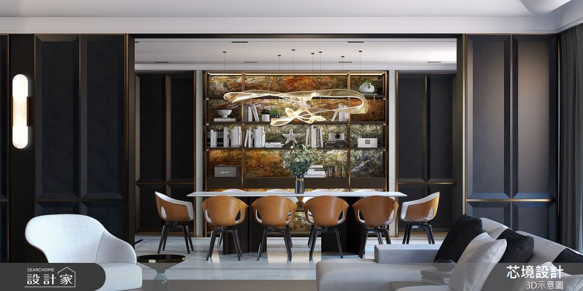 100坪毛胚屋＿混搭風餐廳案例圖片＿芯境設計有限公司＿芯境_聯聚方庭之7