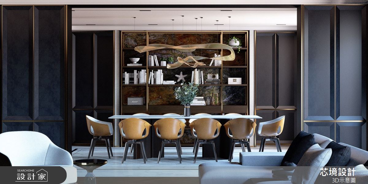 100坪毛胚屋＿混搭風餐廳案例圖片＿芯境設計有限公司＿芯境_聯聚方庭之6