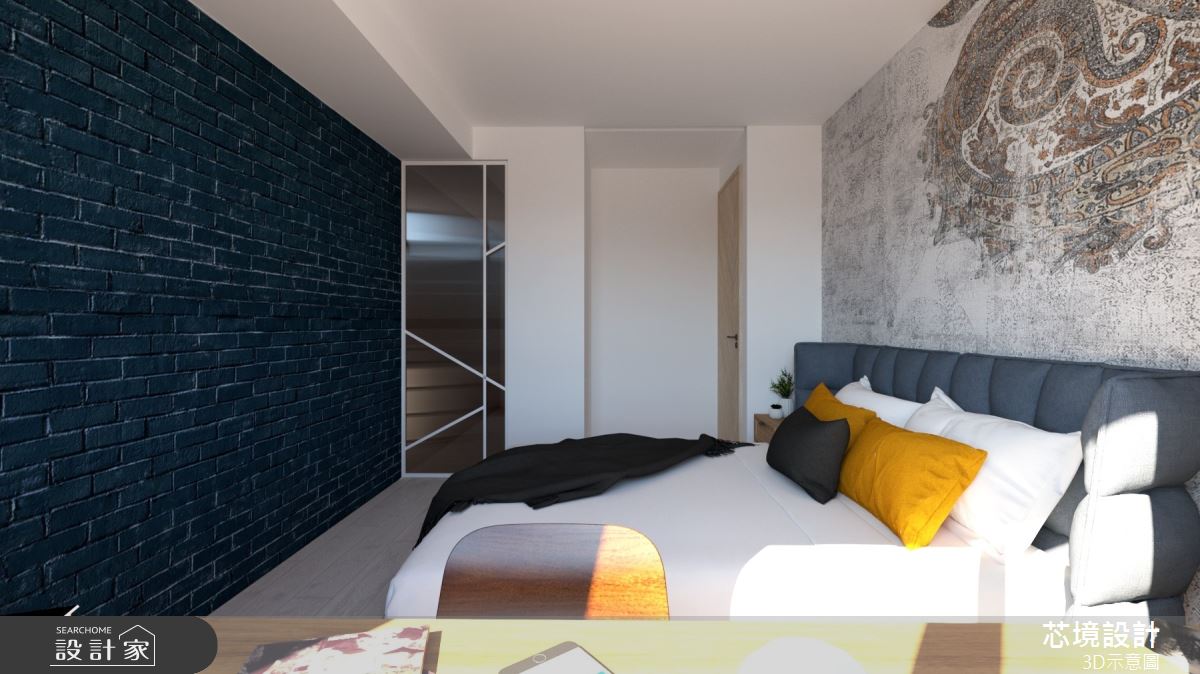 45坪新成屋(5年以下)＿混搭風臥室案例圖片＿芯境設計有限公司＿芯境_國泰綠博院之11