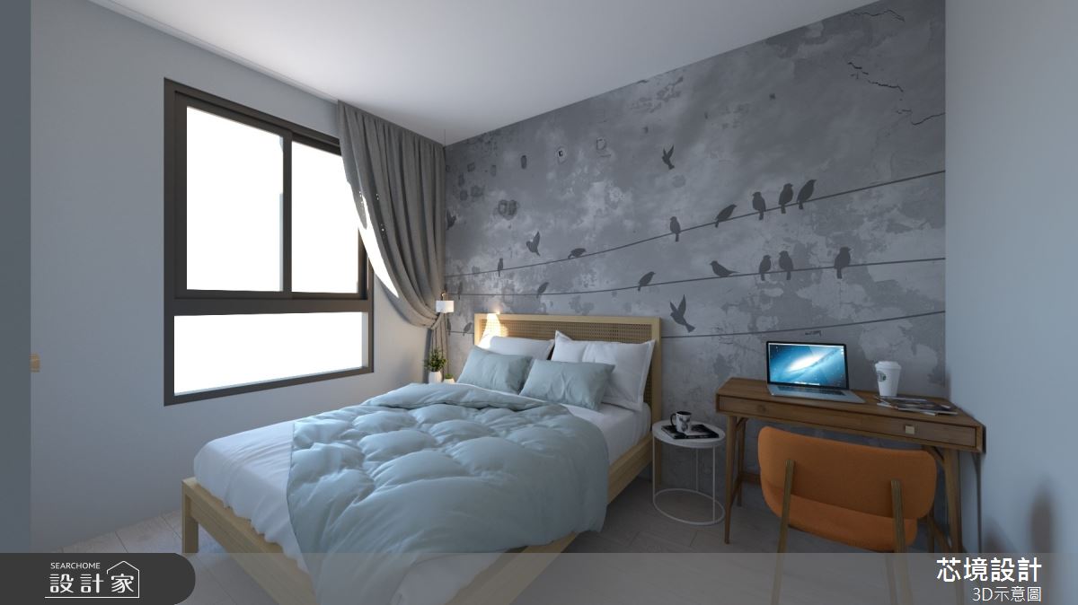 45坪新成屋(5年以下)＿混搭風客房案例圖片＿芯境設計有限公司＿芯境_國泰綠博院之14