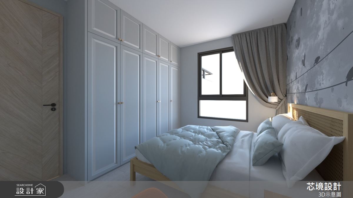 45坪新成屋(5年以下)＿混搭風客房案例圖片＿芯境設計有限公司＿芯境_國泰綠博院之15