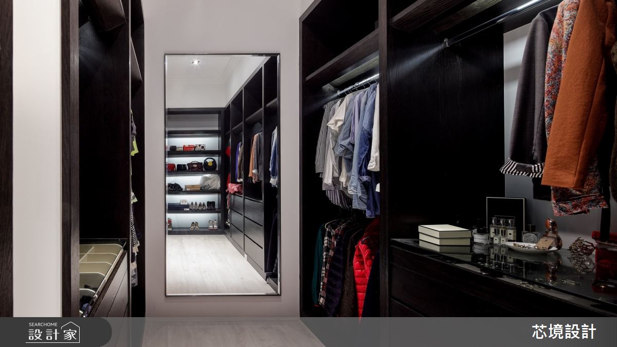 100坪毛胚屋＿混搭風更衣間案例圖片＿芯境設計有限公司＿芯境_清水茂彰之14