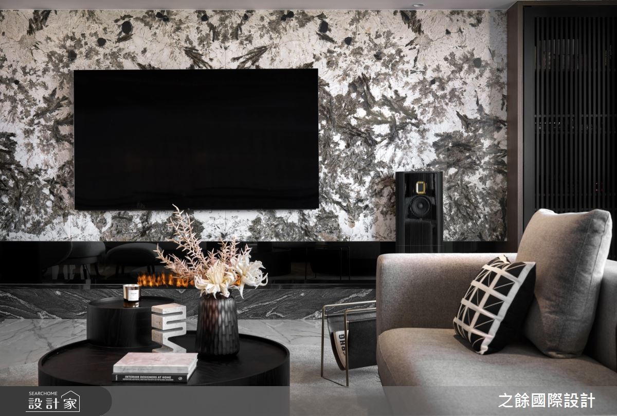 114坪新成屋(5年以下)＿新中式風客廳案例圖片＿之餘國際設計＿之餘_遠雄香榭園之2