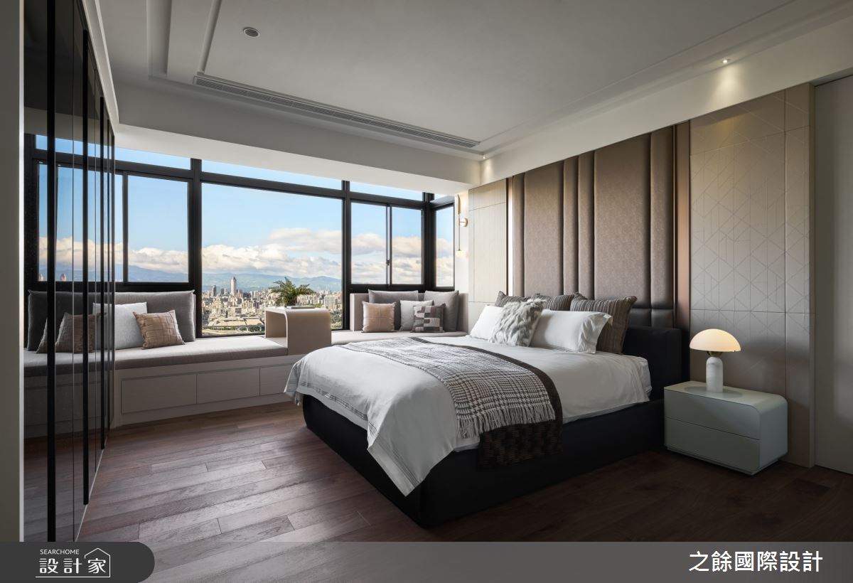 114坪新成屋(5年以下)＿新中式風臥室臥榻案例圖片＿之餘國際設計＿之餘_遠雄香榭園之3
