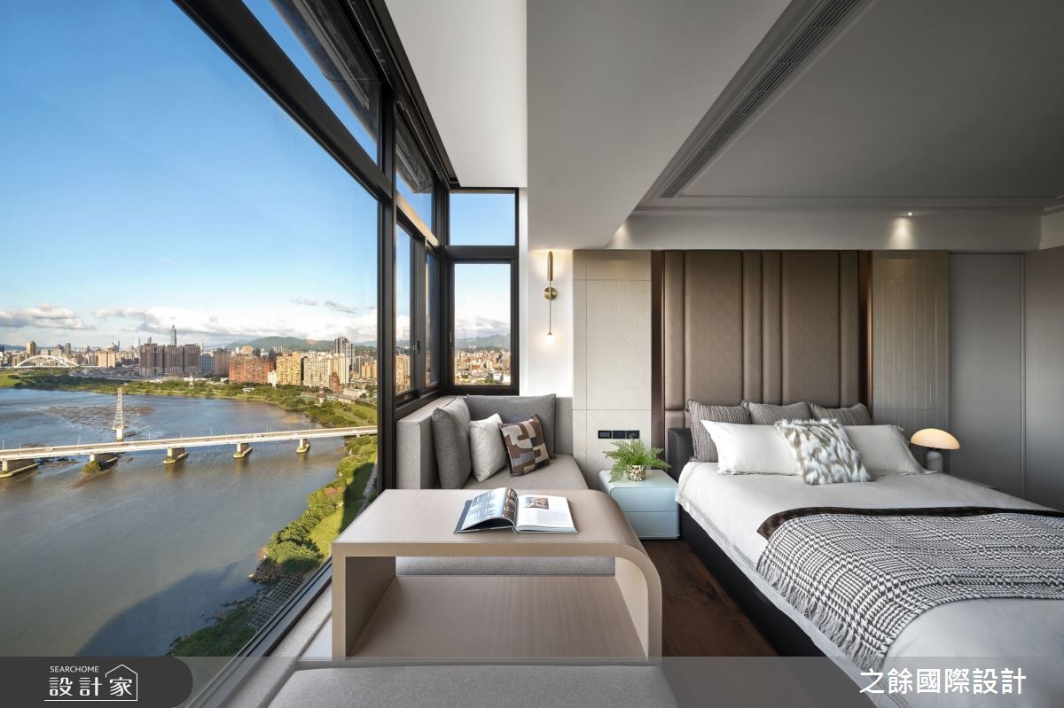 114坪新成屋(5年以下)＿新中式風臥室臥榻案例圖片＿之餘國際設計＿之餘_遠雄香榭園之5