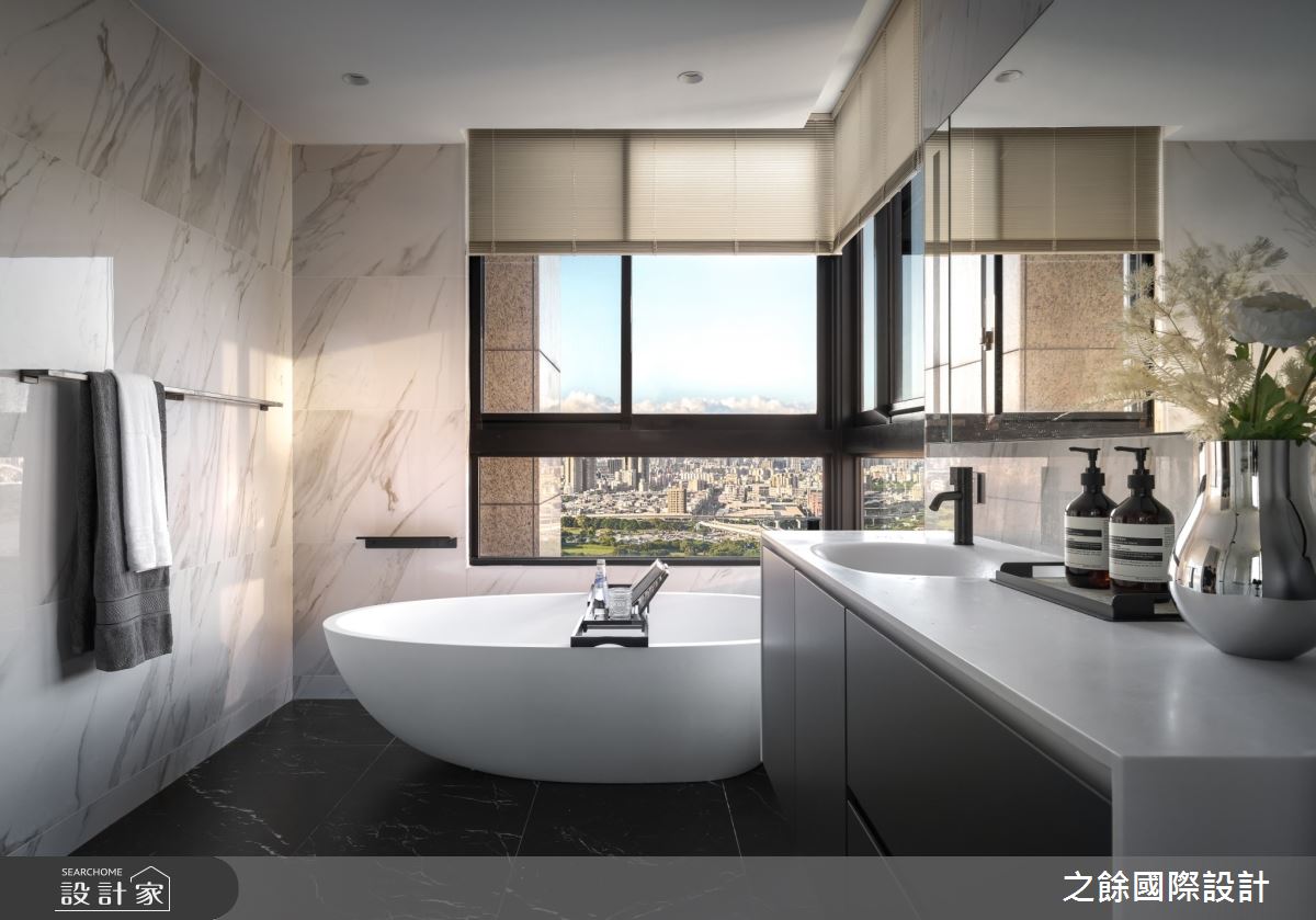 114坪新成屋(5年以下)＿新中式風浴室案例圖片＿之餘國際設計＿之餘_遠雄香榭園之6