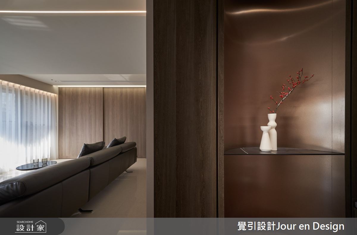 55坪新成屋(5年以下)＿現代風玄關客廳案例圖片＿覺引設計Jour en Design＿覺引_高雄_民生高峰會之5