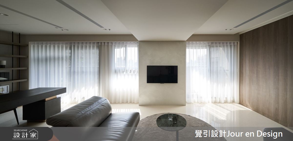 55坪新成屋(5年以下)＿現代風客廳書房案例圖片＿覺引設計Jour en Design＿覺引_高雄_民生高峰會之8