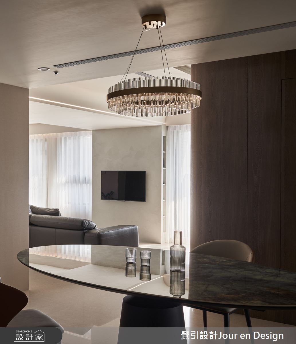 55坪新成屋(5年以下)＿現代風客廳餐廳案例圖片＿覺引設計Jour en Design＿覺引_高雄_民生高峰會之22