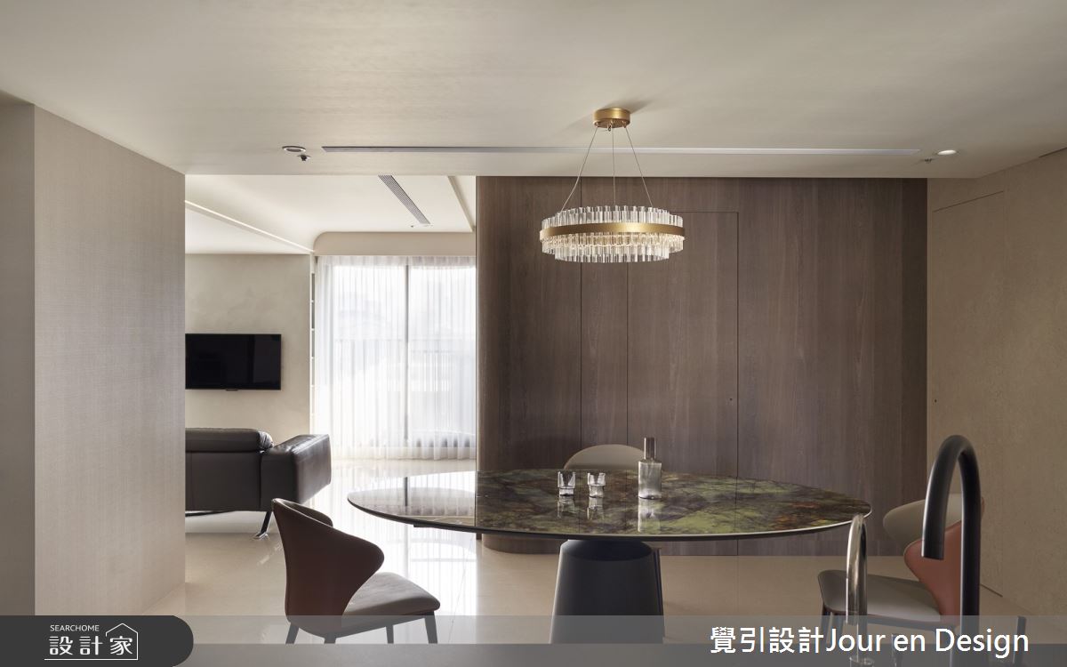 55坪新成屋(5年以下)＿現代風客廳餐廳案例圖片＿覺引設計Jour en Design＿覺引_高雄_民生高峰會之23