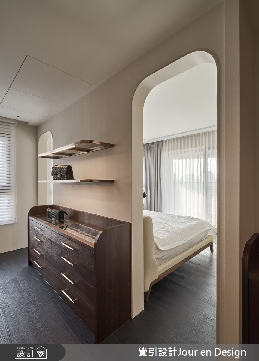 55坪新成屋(5年以下)＿現代風臥室更衣間案例圖片＿覺引設計Jour en Design＿覺引_高雄_民生高峰會之35