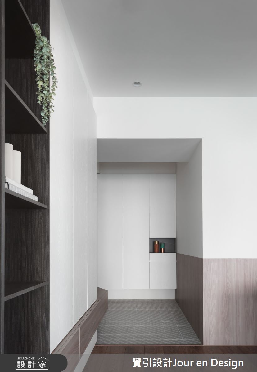 45坪中古屋(5~15年)＿現代風玄關案例圖片＿覺引設計Jour en Design＿覺引_高雄_仰森 五口之家之3