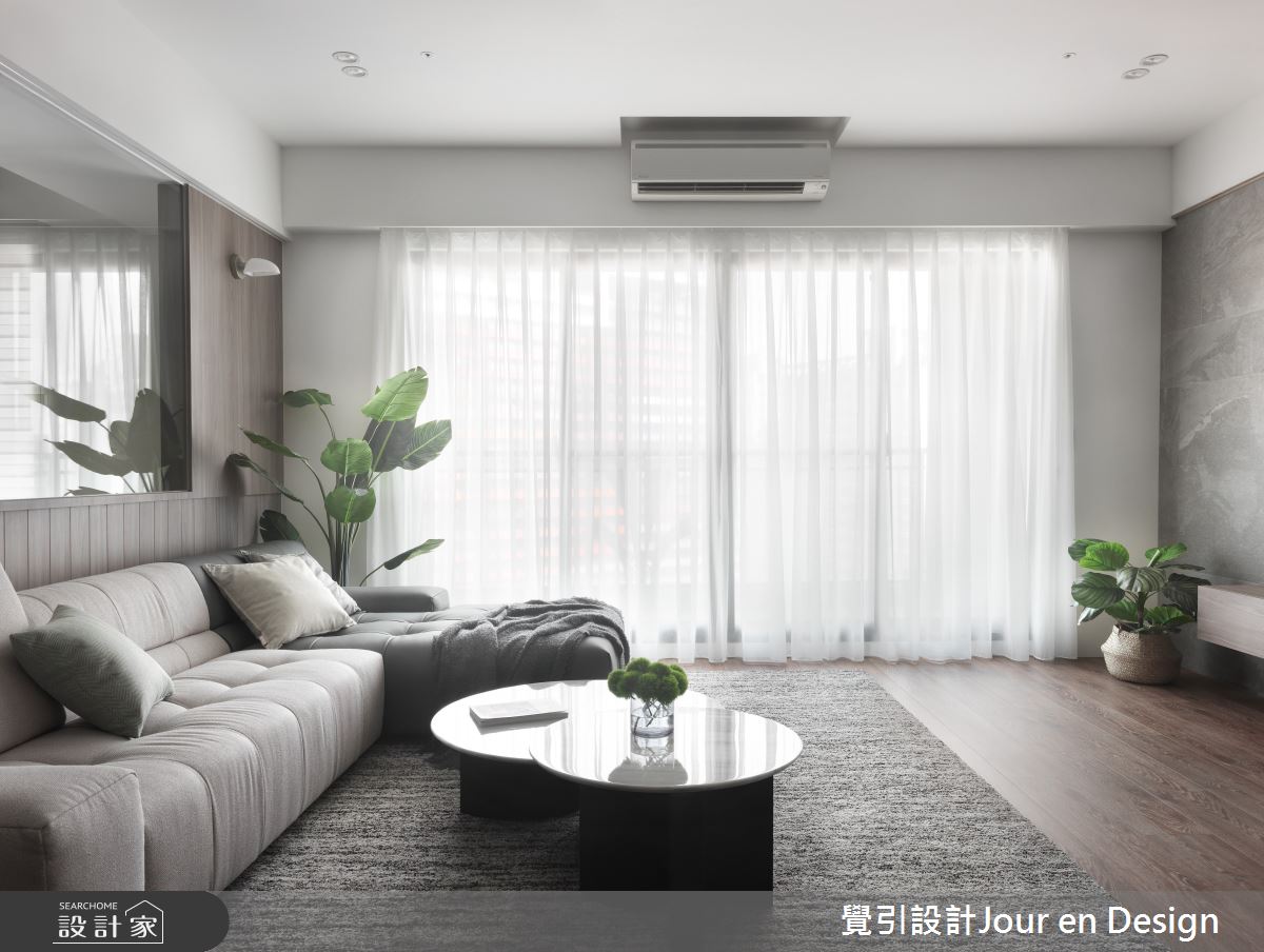45坪中古屋(5~15年)＿現代風客廳案例圖片＿覺引設計Jour en Design＿覺引_高雄_仰森 五口之家之12