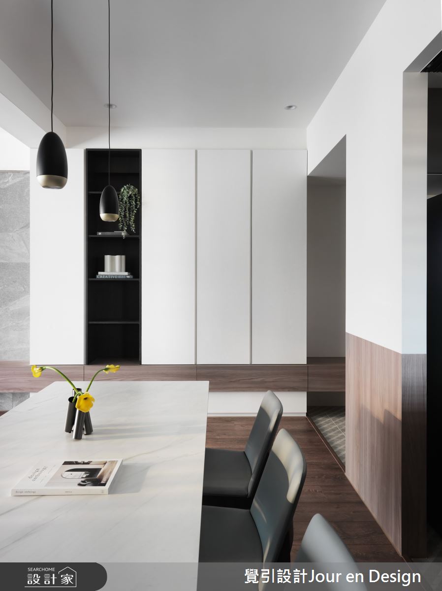 45坪中古屋(5~15年)＿現代風餐廳案例圖片＿覺引設計Jour en Design＿覺引_高雄_仰森 五口之家之4