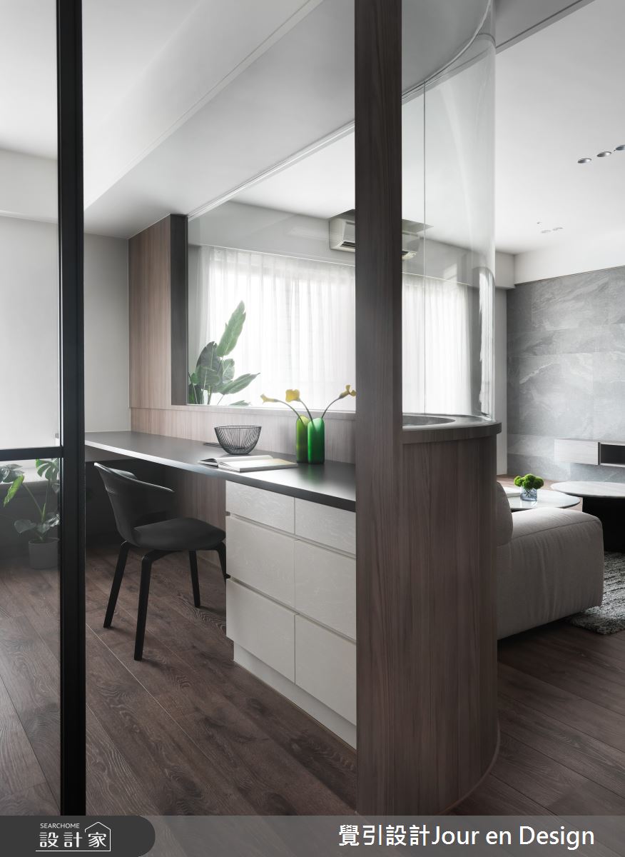 45坪中古屋(5~15年)＿現代風書房案例圖片＿覺引設計Jour en Design＿覺引_高雄_仰森 五口之家之23