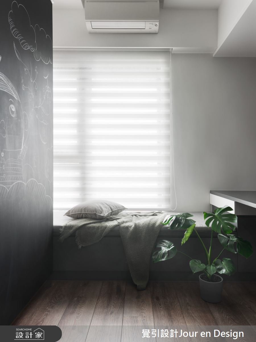 45坪中古屋(5~15年)＿現代風書房臥榻案例圖片＿覺引設計Jour en Design＿覺引_高雄_仰森 五口之家之27