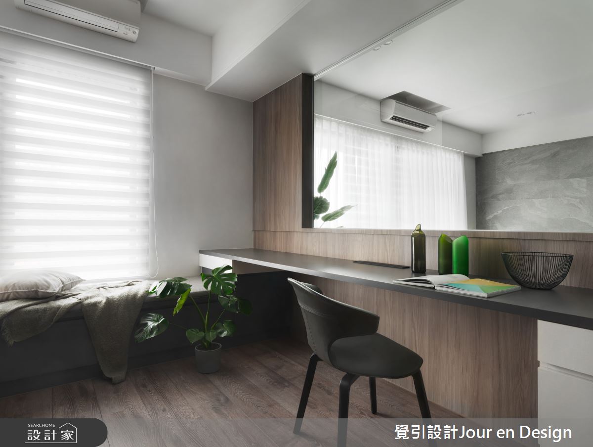 45坪中古屋(5~15年)＿現代風書房臥榻案例圖片＿覺引設計Jour en Design＿覺引_高雄_仰森 五口之家之26