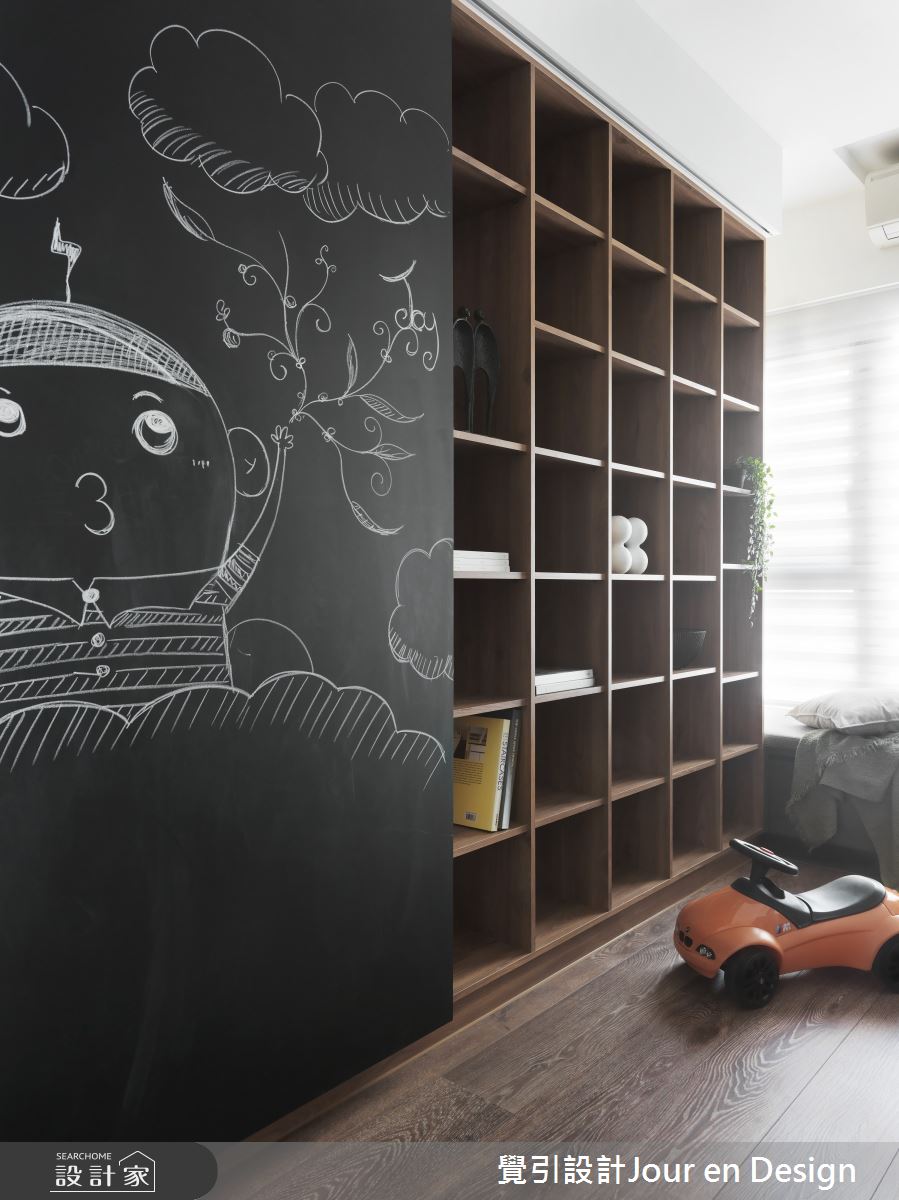 45坪中古屋(5~15年)＿現代風兒童房兒童房案例圖片＿覺引設計Jour en Design＿覺引_高雄_仰森 五口之家之28