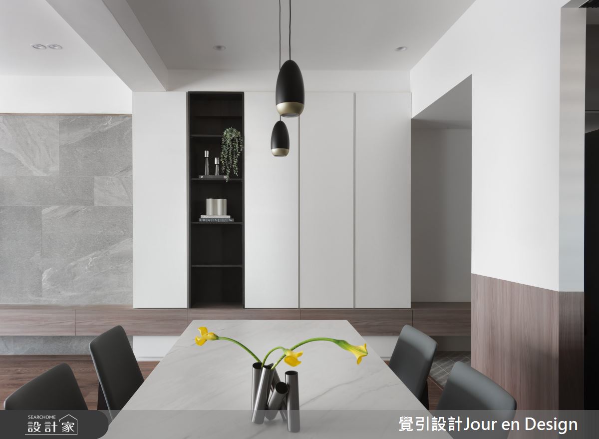 45坪中古屋(5~15年)＿現代風餐廳案例圖片＿覺引設計Jour en Design＿覺引_高雄_仰森 五口之家之5