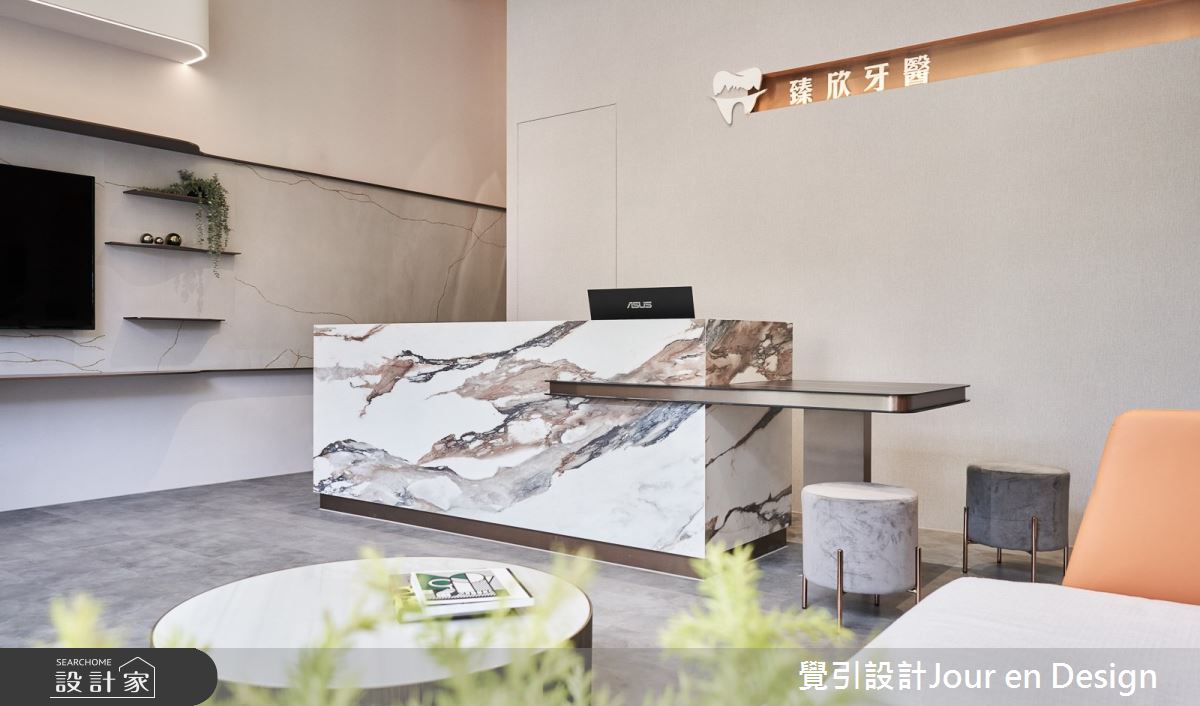55坪中古屋(5~15年)＿奢華風商業空間案例圖片＿覺引設計Jour en Design＿覺引_高雄_臻欣牙醫之10