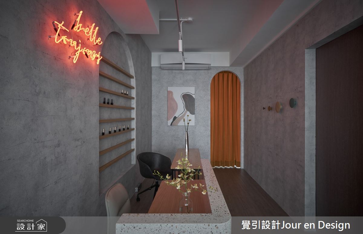 12坪中古屋(5~15年)＿工業風商業空間案例圖片＿覺引設計Jour en Design＿覺引_桃園_時時美睫美甲之1