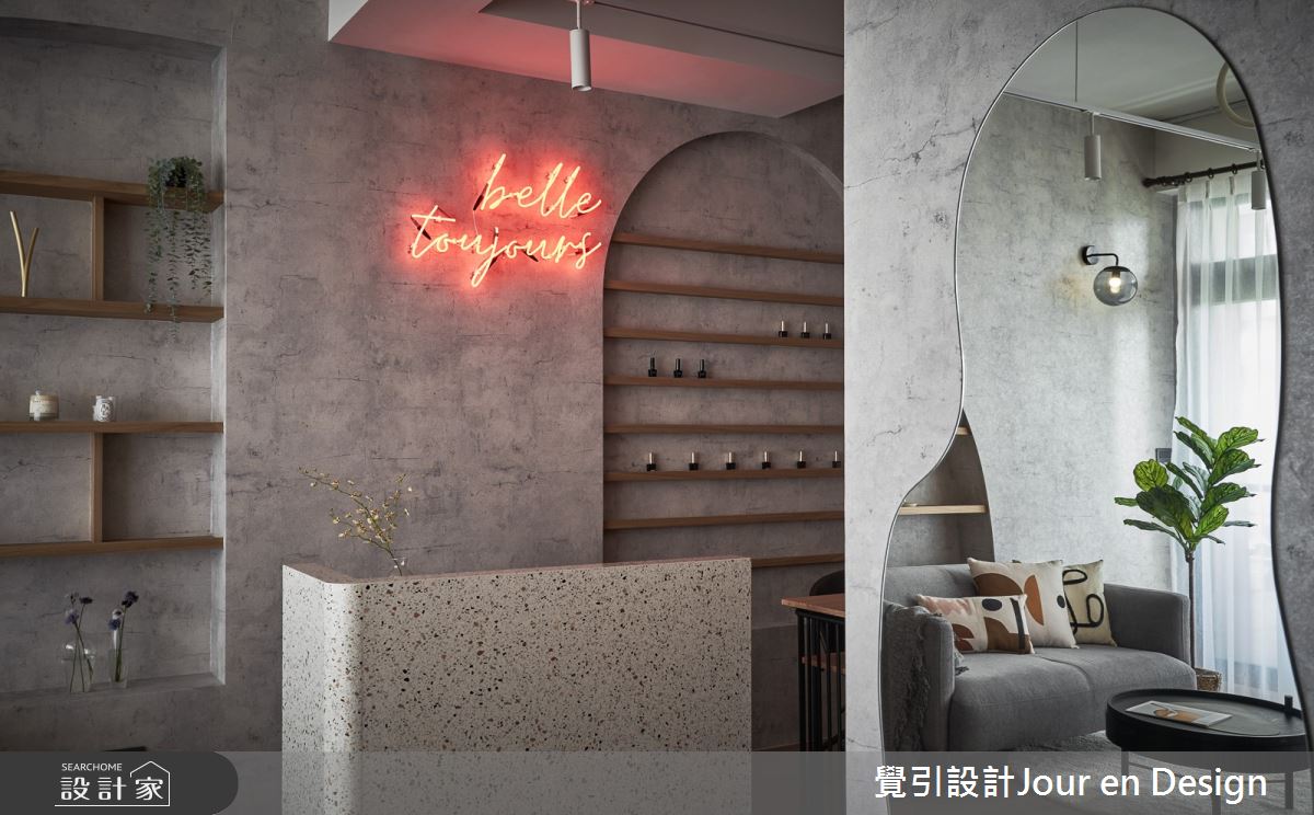 12坪中古屋(5~15年)＿工業風商業空間案例圖片＿覺引設計Jour en Design＿覺引_桃園_時時美睫美甲之12