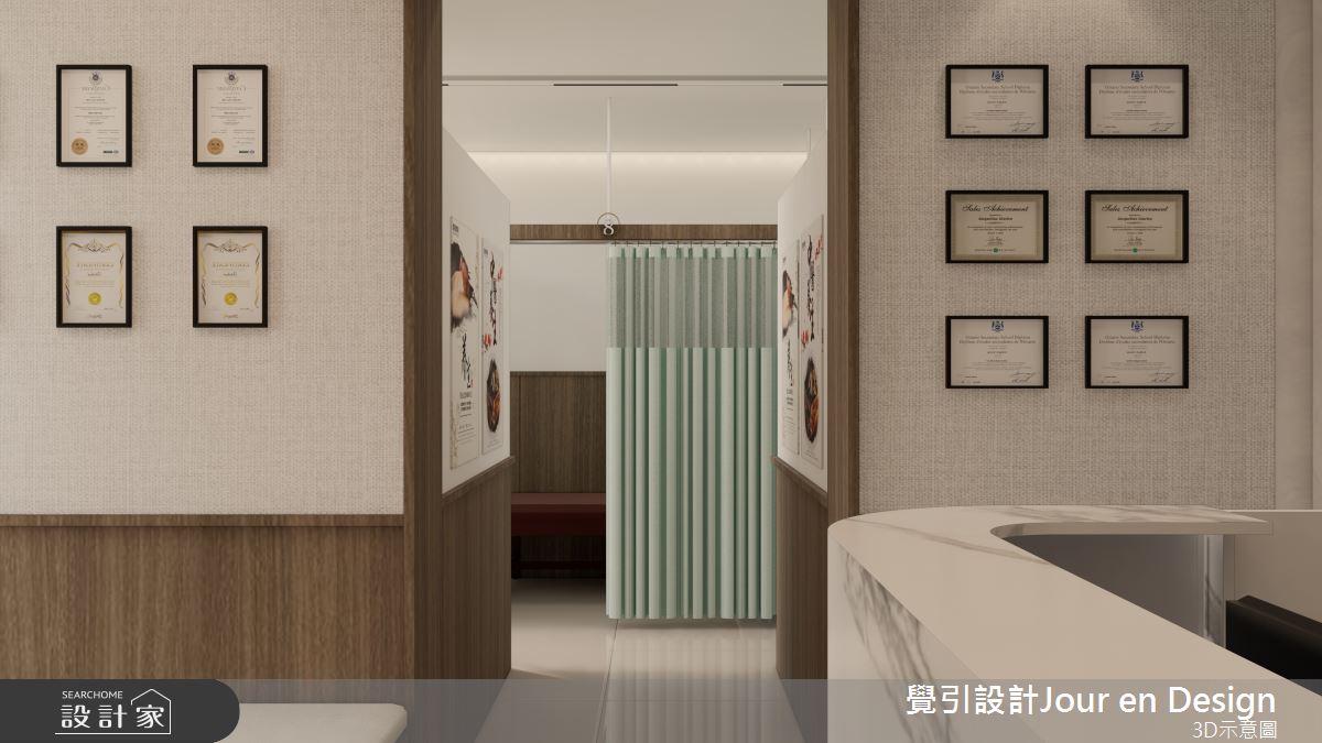 25坪中古屋(5~15年)＿現代風商業空間案例圖片＿覺引設計Jour en Design＿覺引_嘉義_精準中醫診所之13