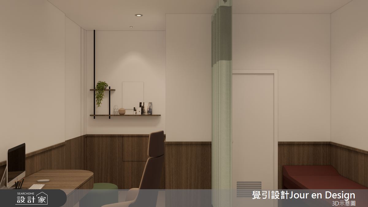 25坪中古屋(5~15年)＿現代風商業空間案例圖片＿覺引設計Jour en Design＿覺引_嘉義_精準中醫診所之25