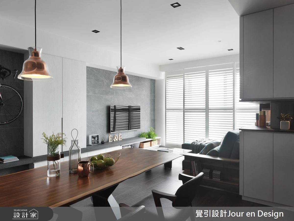 23坪新成屋(5年以下)＿現代風客廳餐廳案例圖片＿覺引設計Jour en Design＿覺引_台中_曙光之旅之4