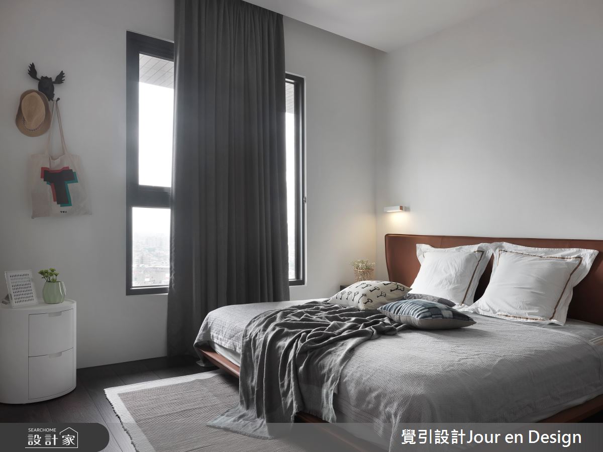 23坪新成屋(5年以下)＿現代風臥室案例圖片＿覺引設計Jour en Design＿覺引_台中_曙光之旅之15
