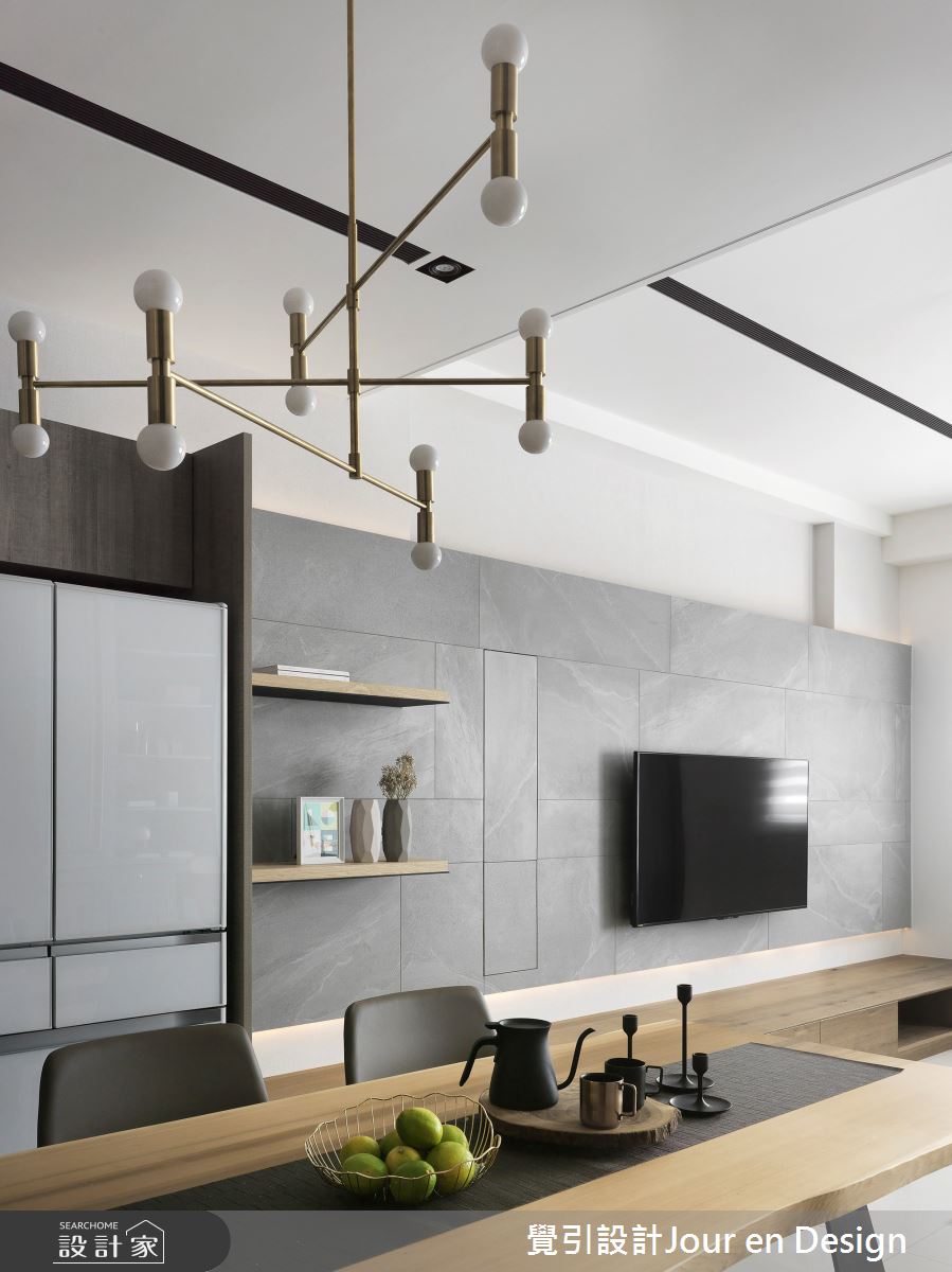85坪新成屋(5年以下)＿現代風客廳餐廳案例圖片＿覺引設計Jour en Design＿覺引_台南_靚色．寓妍之4