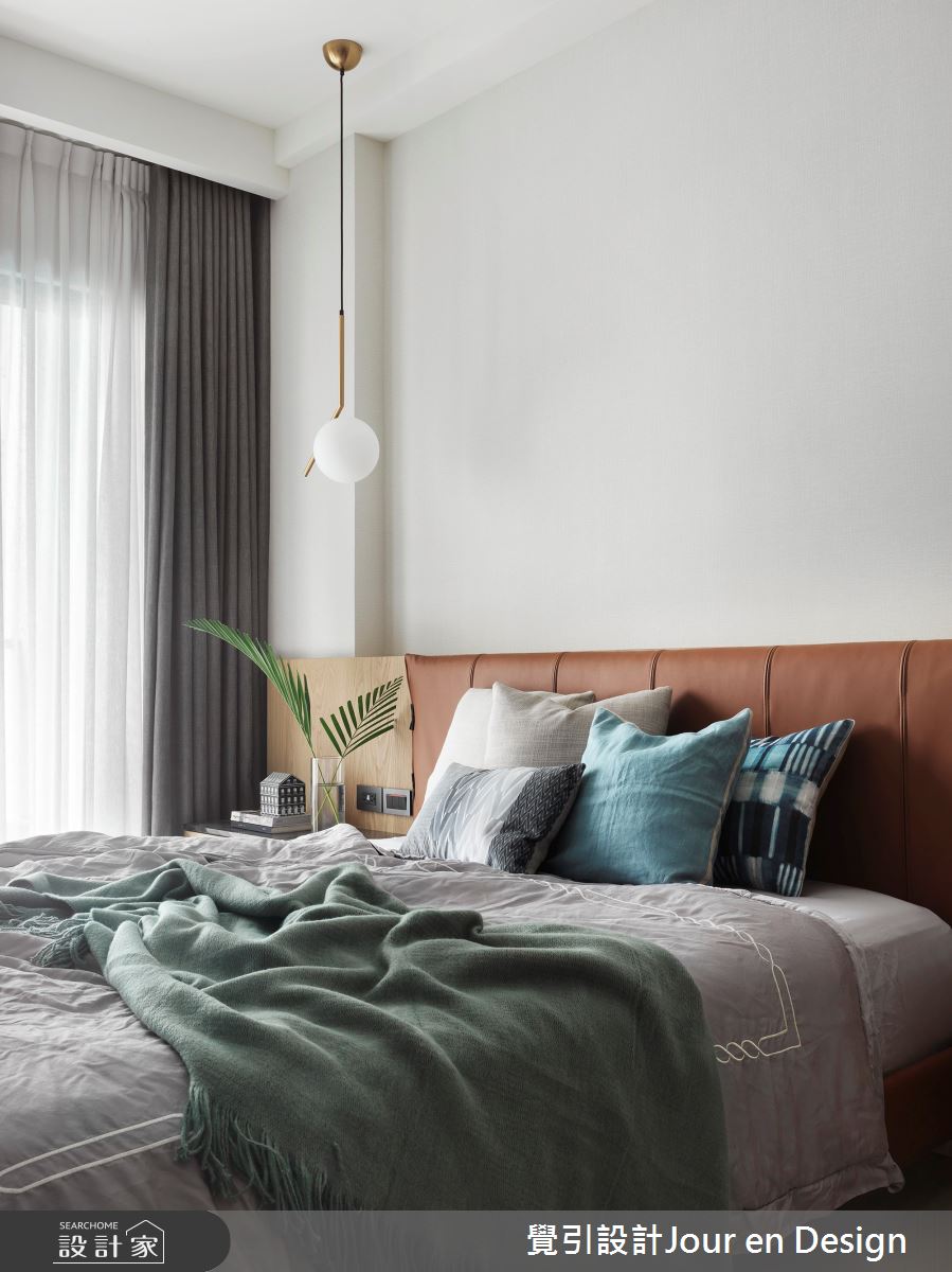 85坪新成屋(5年以下)＿現代風臥室案例圖片＿覺引設計Jour en Design＿覺引_台南_靚色．寓妍之16