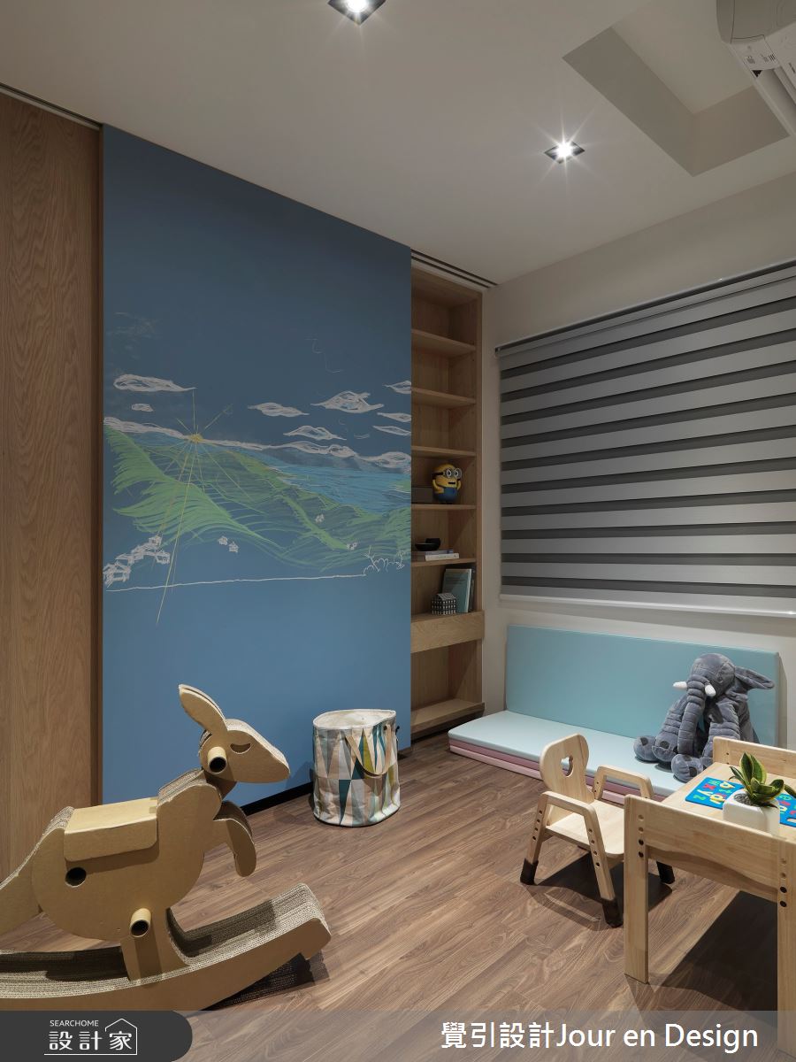 85坪新成屋(5年以下)＿現代風兒童房兒童房案例圖片＿覺引設計Jour en Design＿覺引_台南_靚色．寓妍之19