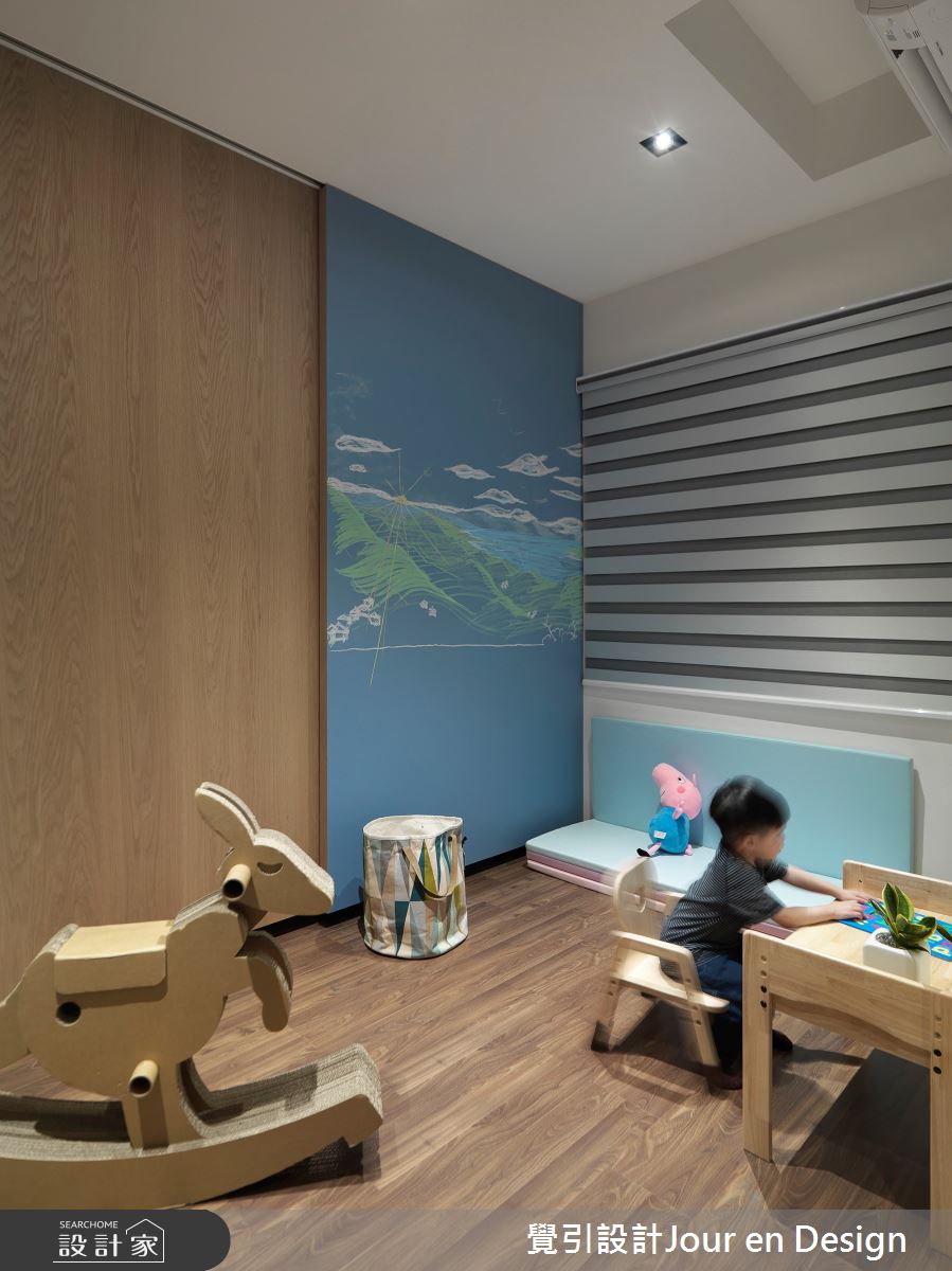 85坪新成屋(5年以下)＿現代風兒童房兒童房案例圖片＿覺引設計Jour en Design＿覺引_台南_靚色．寓妍之20