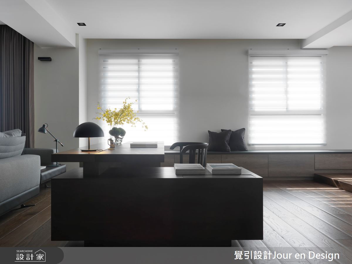 35坪新成屋(5年以下)＿現代風書房案例圖片＿覺引設計Jour en Design＿覺引_高雄_麗馥之23