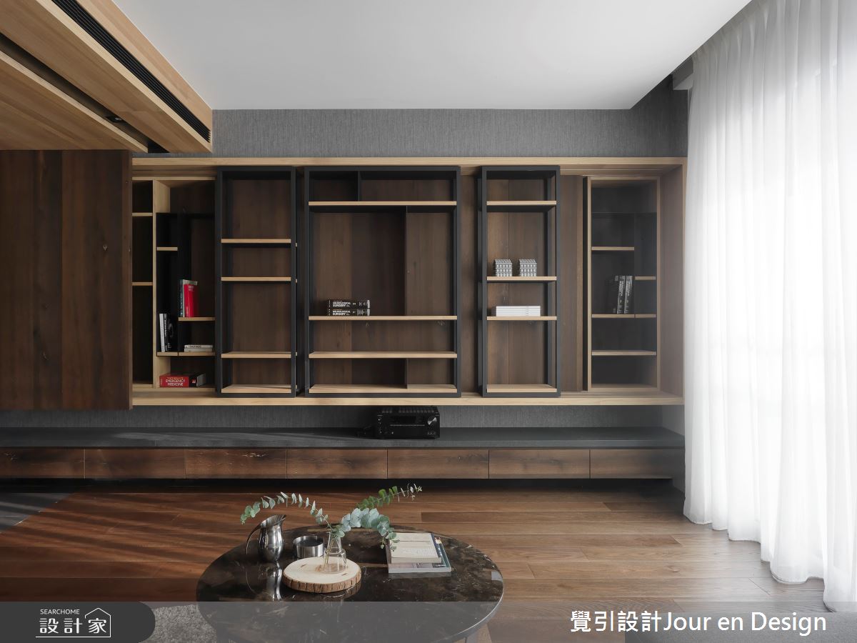 35坪新成屋(5年以下)＿現代風客廳案例圖片＿覺引設計Jour en Design＿覺引_高雄_麗馥之11
