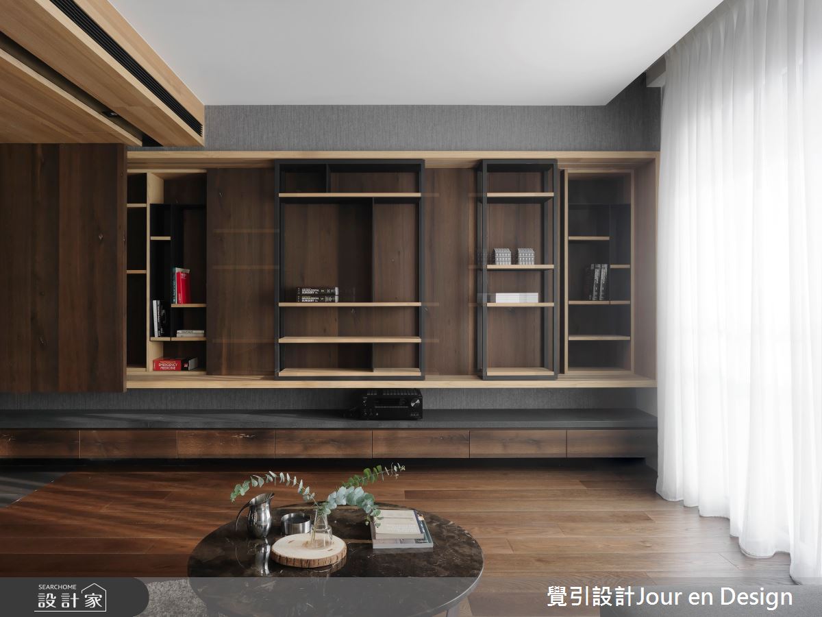 35坪新成屋(5年以下)＿現代風客廳案例圖片＿覺引設計Jour en Design＿覺引_高雄_麗馥之12