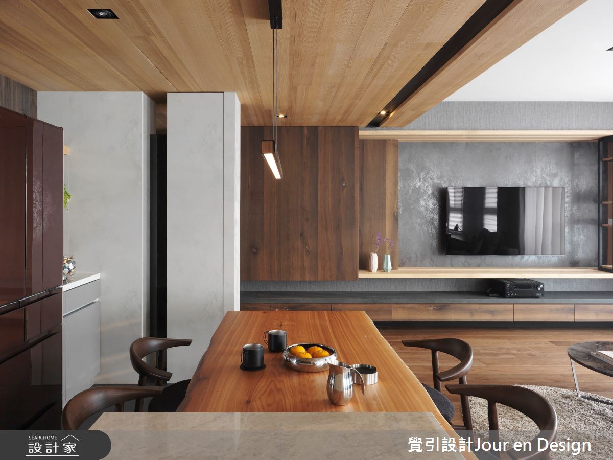 35坪新成屋(5年以下)＿現代風餐廳中島案例圖片＿覺引設計Jour en Design＿覺引_高雄_麗馥之22