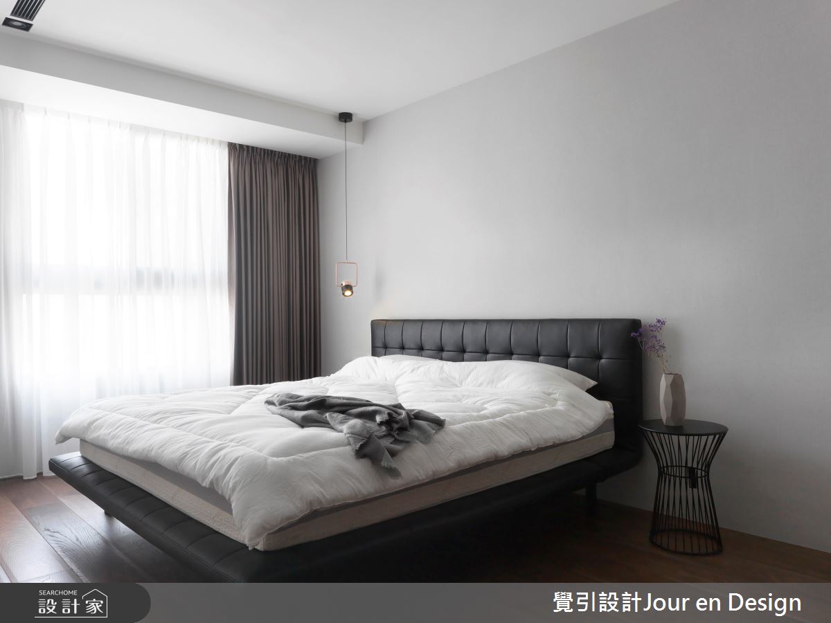 35坪新成屋(5年以下)＿現代風臥室案例圖片＿覺引設計Jour en Design＿覺引_高雄_麗馥之27