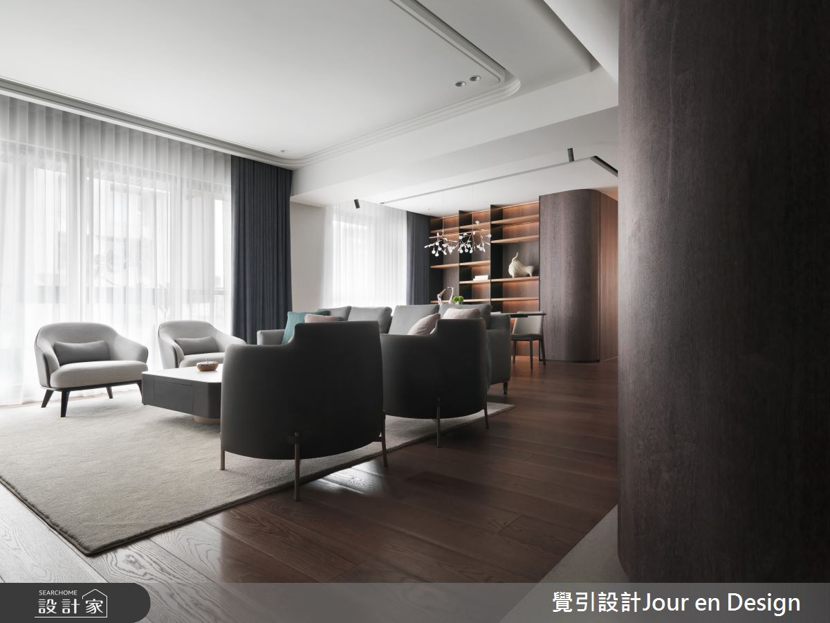 50坪中古屋(5~15年)＿現代風客廳餐廳案例圖片＿覺引設計Jour en Design＿覺引_台北_樂想人生之2