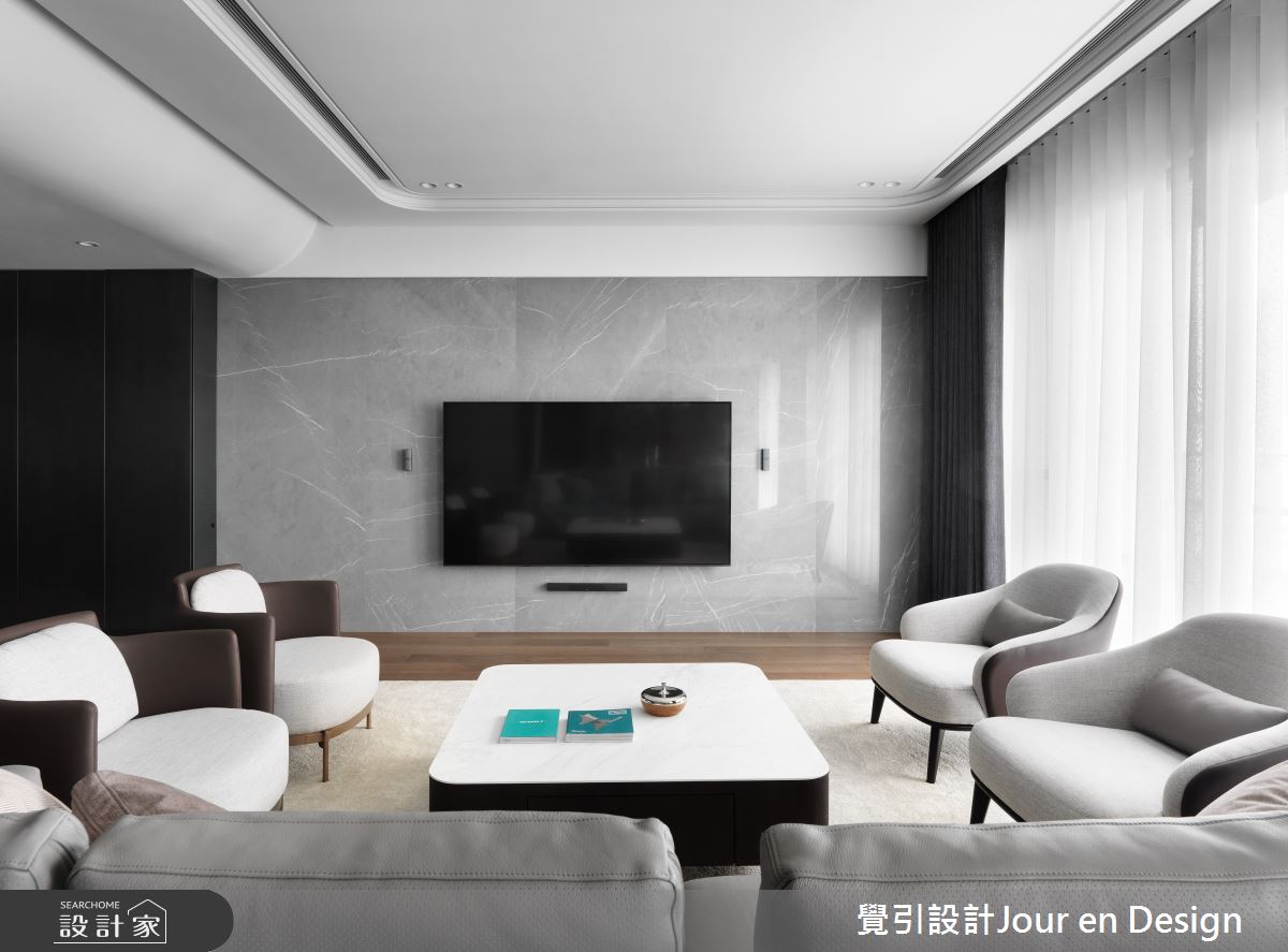 50坪中古屋(5~15年)＿現代風客廳案例圖片＿覺引設計Jour en Design＿覺引_台北_樂想人生之7