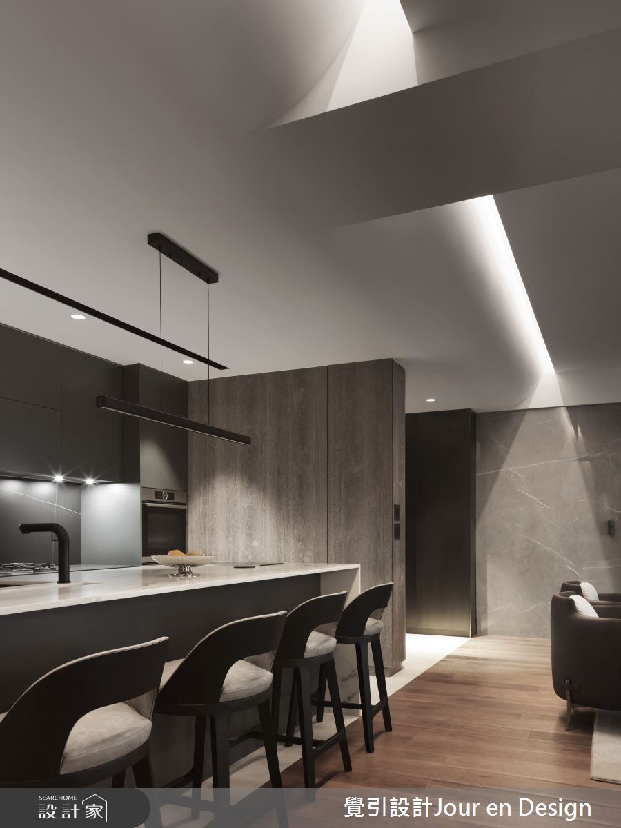 50坪中古屋(5~15年)＿現代風廚房吧檯中島案例圖片＿覺引設計Jour en Design＿覺引_台北_樂想人生之22