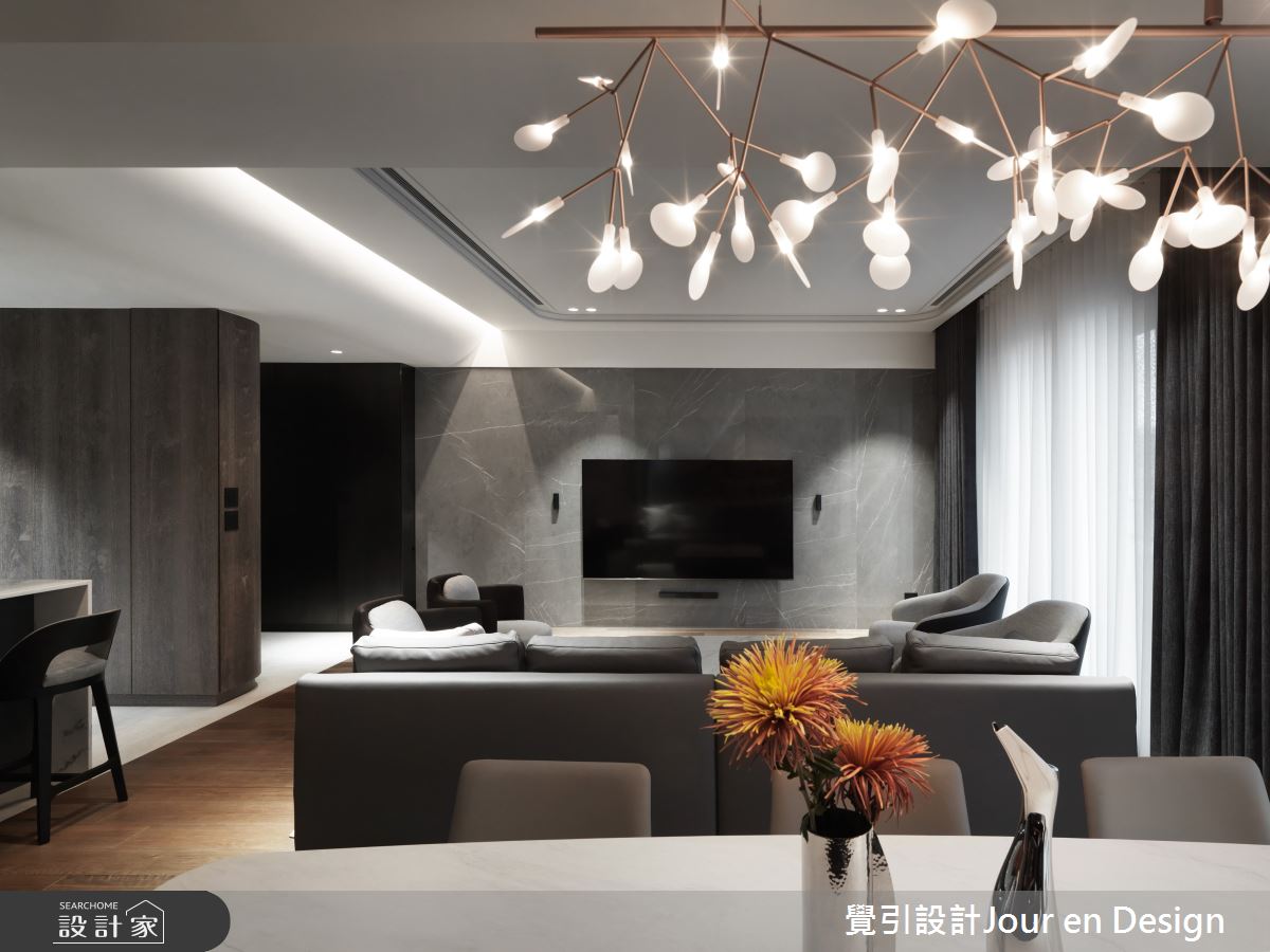 50坪中古屋(5~15年)＿現代風客廳餐廳案例圖片＿覺引設計Jour en Design＿覺引_台北_樂想人生之28