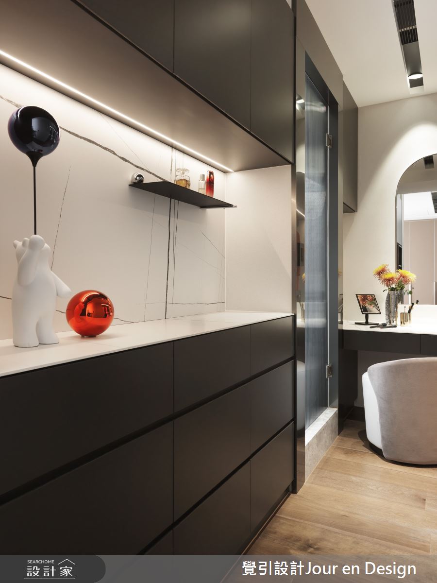 50坪中古屋(5~15年)＿現代風更衣間案例圖片＿覺引設計Jour en Design＿覺引_台北_樂想人生之38