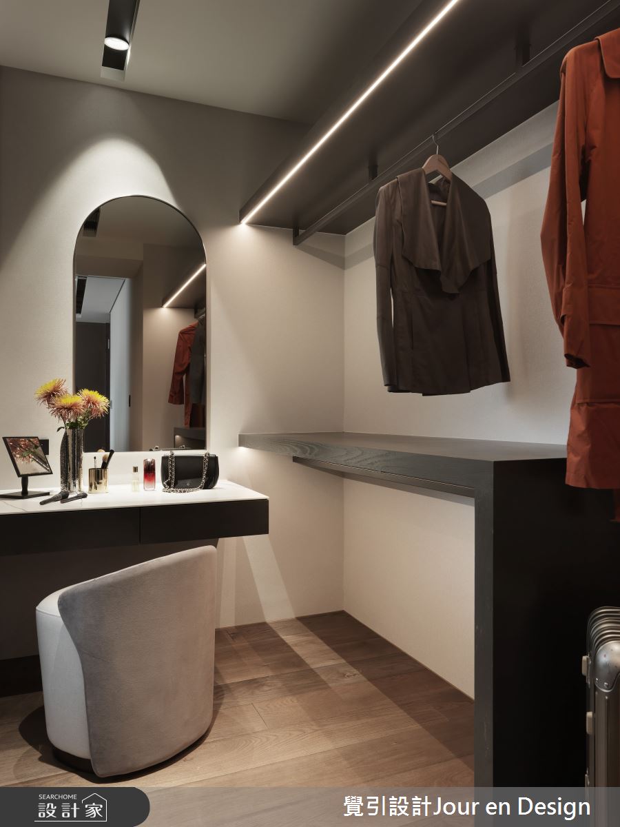 50坪中古屋(5~15年)＿現代風更衣間案例圖片＿覺引設計Jour en Design＿覺引_台北_樂想人生之37