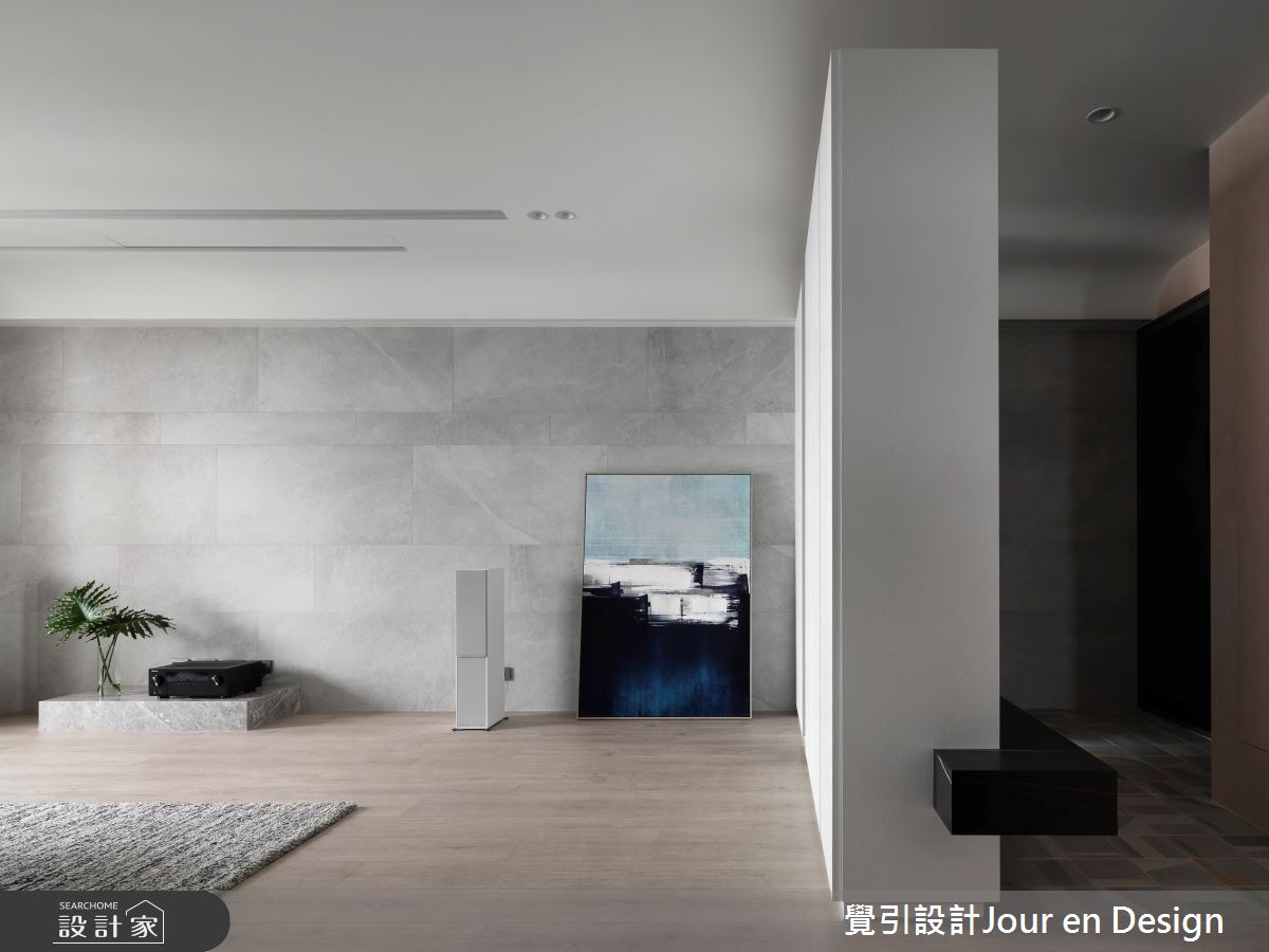60坪毛胚屋＿現代風玄關客廳案例圖片＿覺引設計Jour en Design＿覺引_高雄_達麗宮廷之1